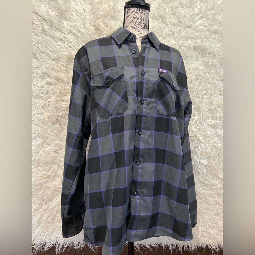 Men’s Dixxon Flannel Long Sleeve Button Up Shirt